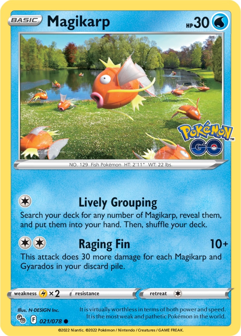 Magikarp - Pokemon Go 021/078 - Common