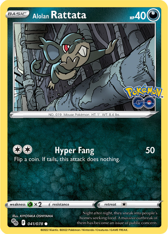 Alolan Rattata - Pokemon Go 041/078 - Common