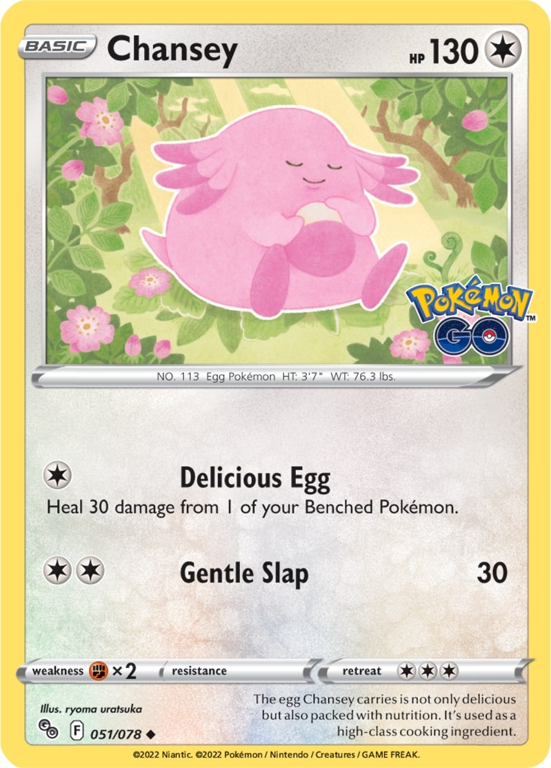 Chansey - Pokemon Go 051/078 - Uncommon