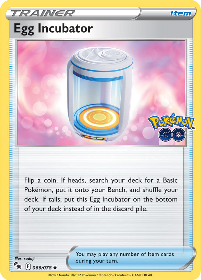 Egg Incubator - Pokemon Go 066/078 - Uncommon