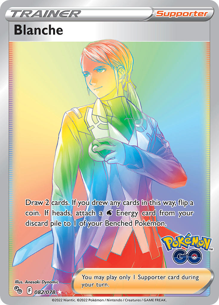 Blanche - Pokemon Go 082/078 - Secret Rare
