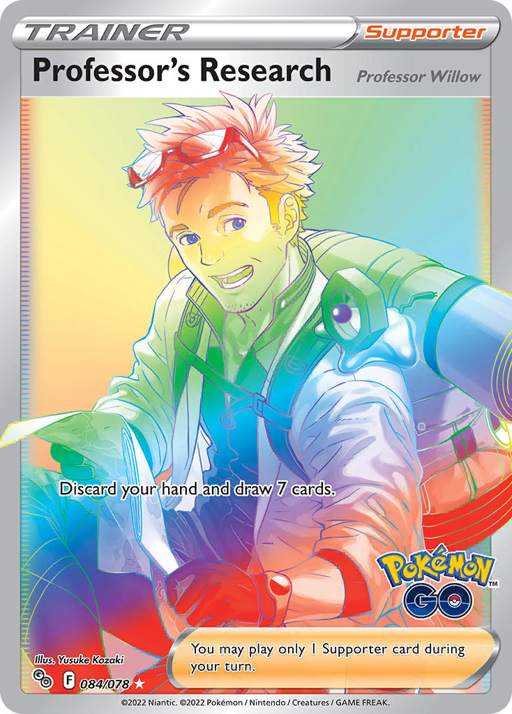 Professor's Research - Pokemon Go 084/078 - Secret Rare