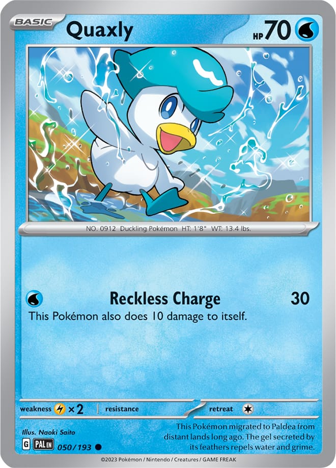 Quaxly - Paldea Evolved 050/193 - Common