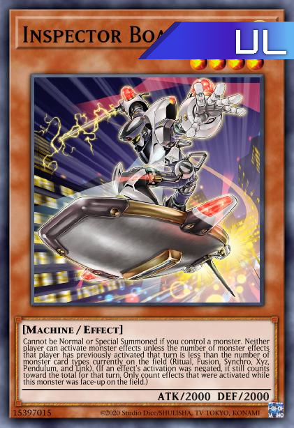 Inspector Boarder - RA01-EN010 - 1st Edition - Ultimate Rare