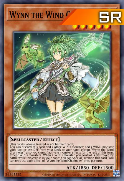 Wynn the Wind Channeler - RA01-EN018 - 1st Edition - Super Rare