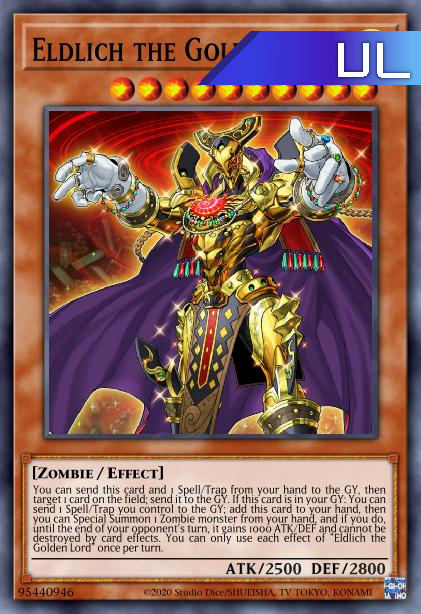 Eldlich the Golden Lord - RA01-EN019 - 1st Edition - Ultimate Rare