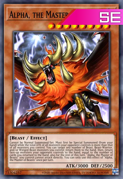 Alpha, the Master of Beasts - RA01-EN022 - 1st Edition - Secret Rare