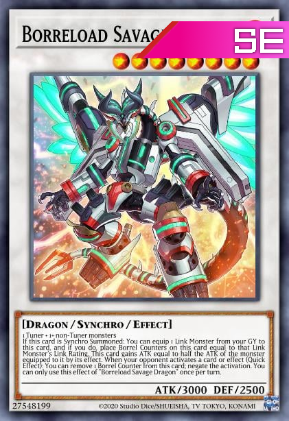 Borreload Savage Dragon - RA01-EN033 - 1st Edition - Secret Rare