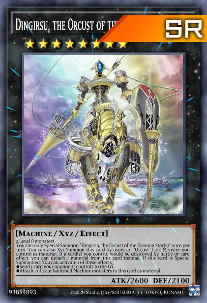 Dingirsu, the Orcust of the Evening Star - RA01-EN040 - 1st Edition - Super Rare