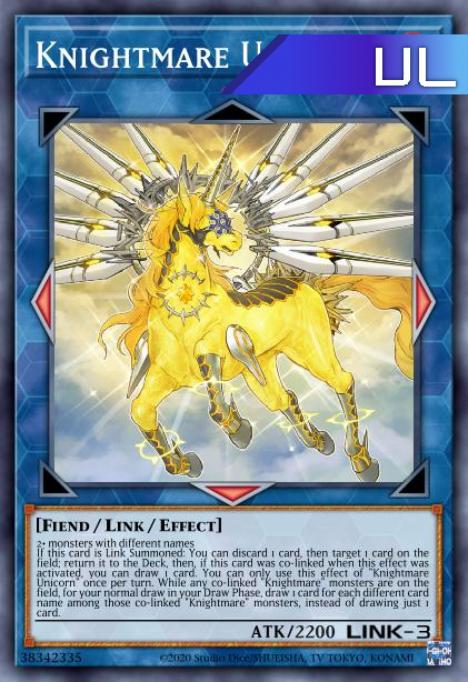 Knightmare Unicorn - RA01-EN043 - 1st Edition - Ultimate Rare