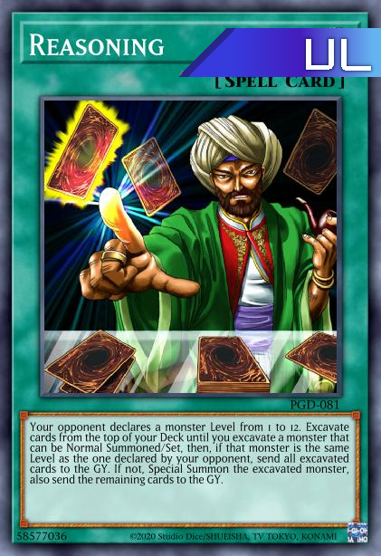 Reasoning - RA01-EN052 - 1st Edition - Ultimate Rare