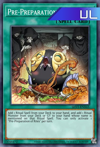 Pre-Preparation of Rites - RA01-EN055 - 1st Edition - Ultimate Rare