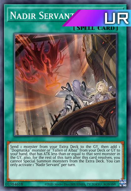 Nadir Servant - RA01-EN062 - 1st Edition - Ultra Rare