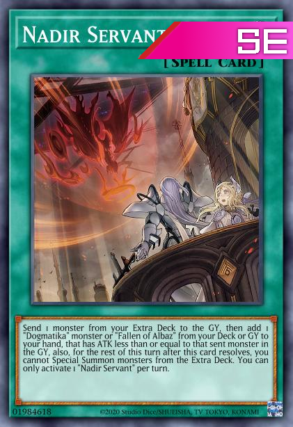 Nadir Servant - RA01-EN062 - 1st Edition - Secret Rare