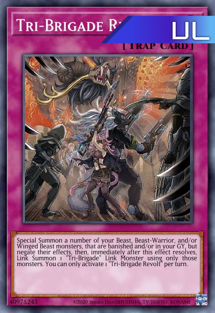 Tri-Brigade Revolt - RA01-EN079 - 1st Edition - Ultimate Rare