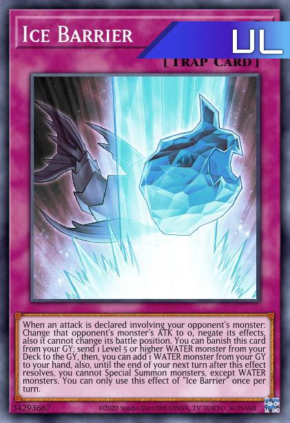 Ice Barrier - RA01-EN071 - 1st Edition - Ultimate Rare