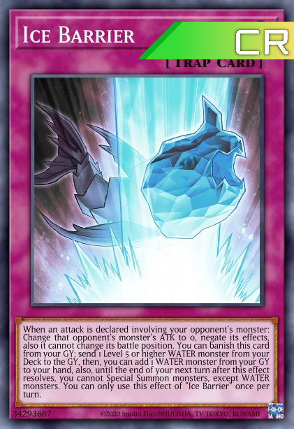 Ice Barrier - RA01-EN071 - 1st Edition - Collector's Rare