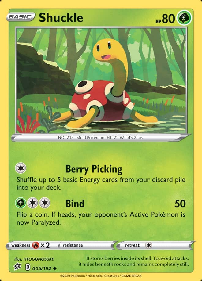 Shuckle - Rebel Clash 005/192 - Uncommon