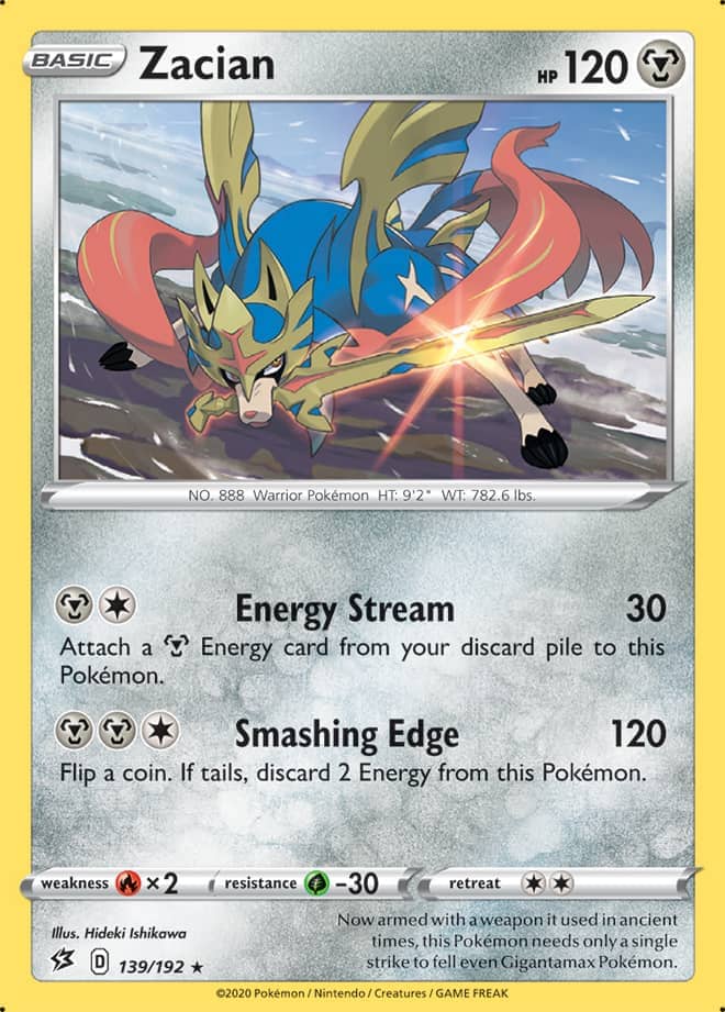 Zacian - Rebel Clash 139/192 - Rare