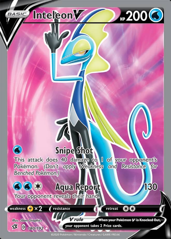 Inteleon V - Rebel Clash 180/192 - Full Art