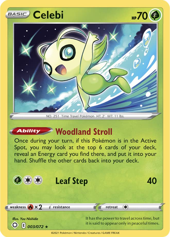 Celebi - Shining Fates 003/072 - Rare