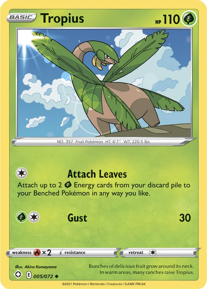 Tropius - Shining Fates 005/072 - Uncommon