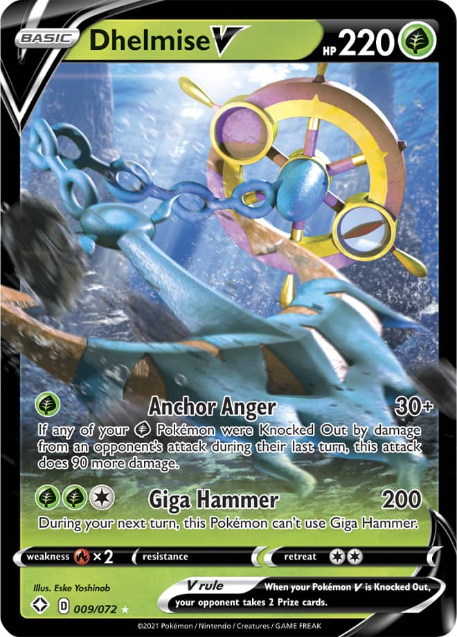 Dhelmise V - Shining Fates 009/072 - Ultra Rare