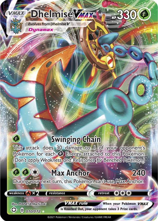 Dhelmise VMAX - Shining Fates 010/072 - Ultra Rare