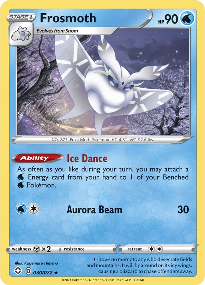 Frosmoth - Shining Fates 030/072 - Rare Holo