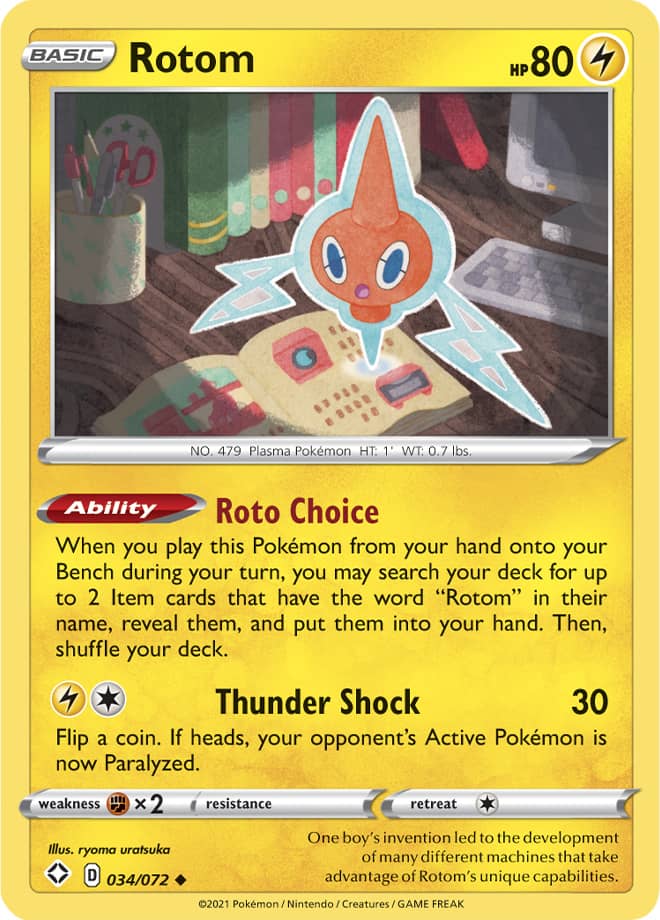 Rotom - Shining Fates 034/072 - Uncommon
