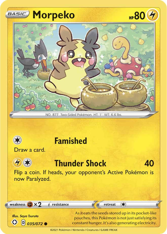 Morpeko - Shining Fates 035/072 - Common