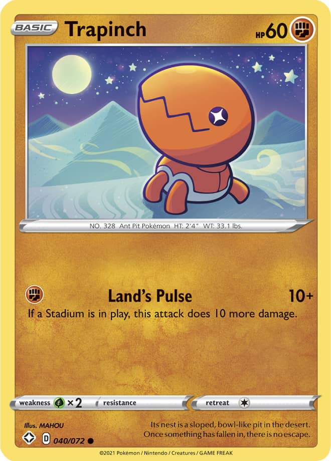 Trapinch - Shining Fates 040/072 - Common