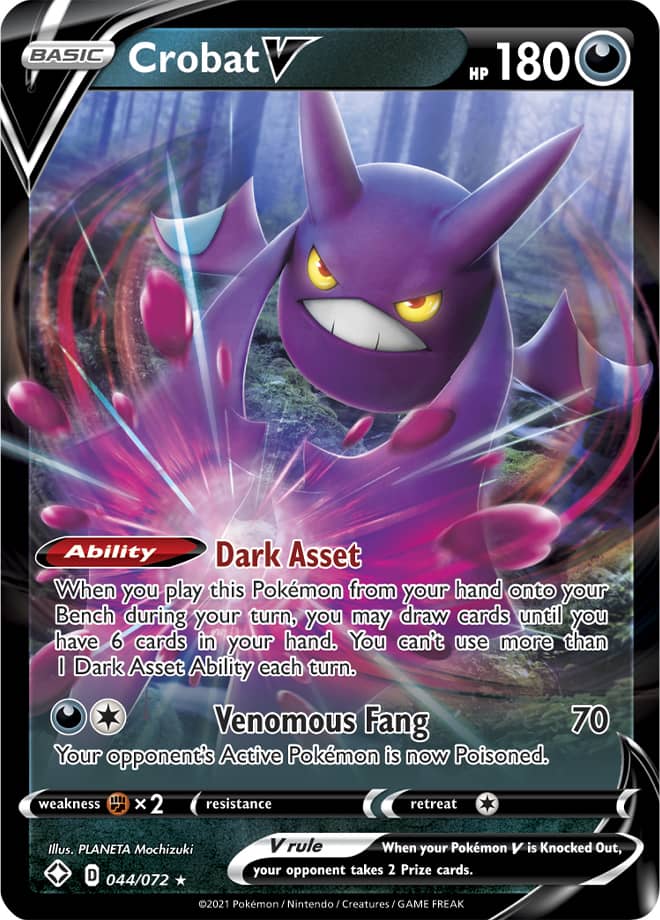 Crobat V - Shining Fates 044/072 - Ultra Rare