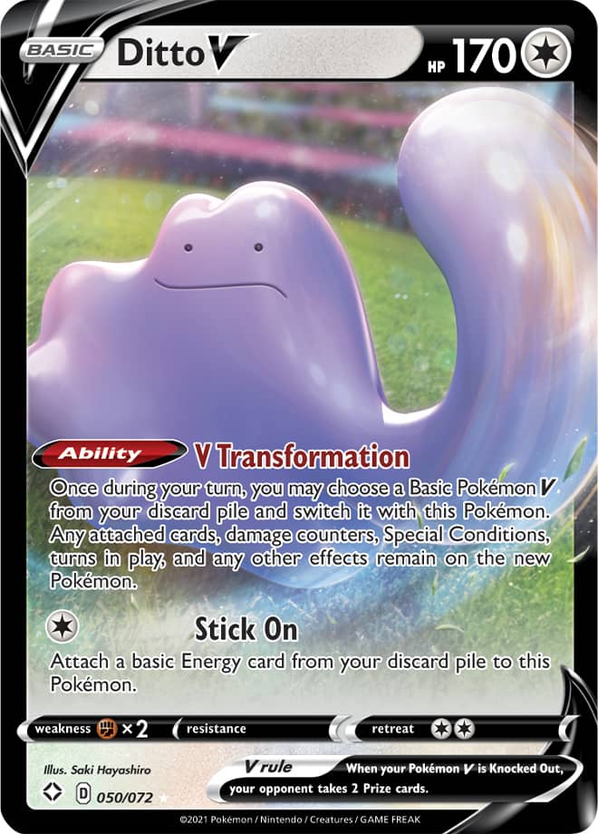 Ditto V - Shining Fates 050/072 - Ultra Rare