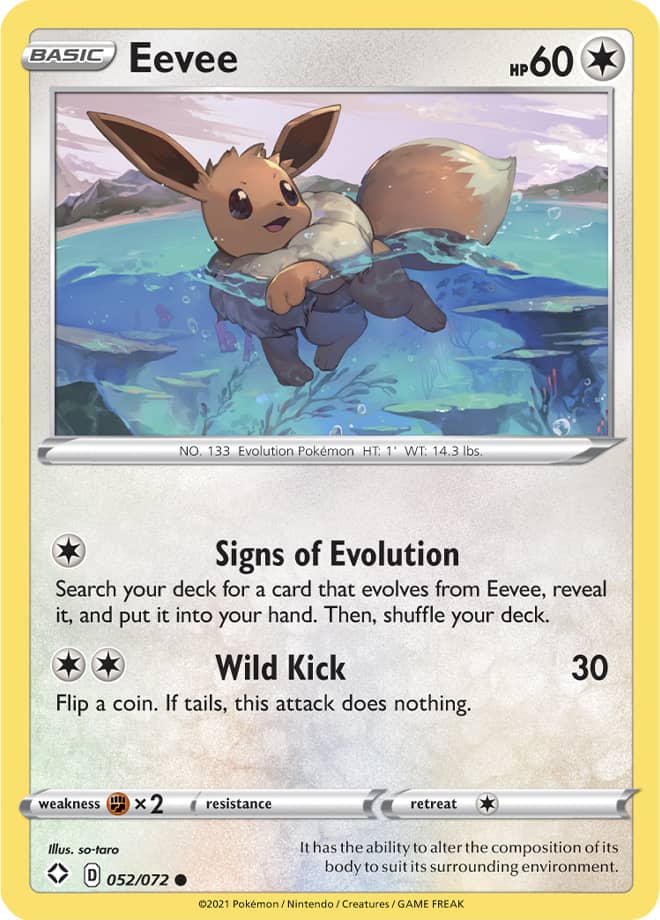 Eevee - Shining Fates 052/072 - Common