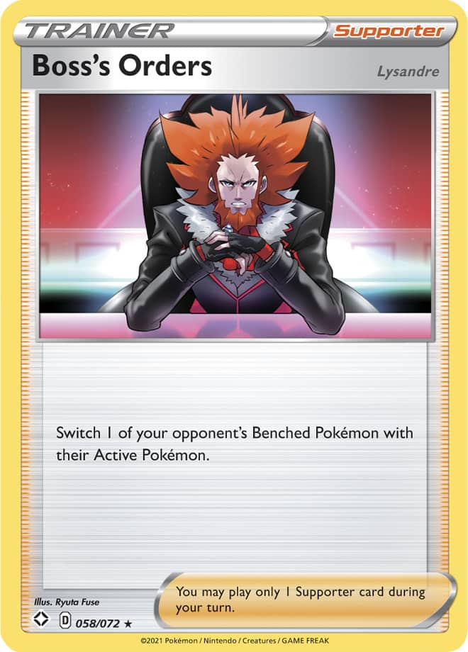 Boss's Orders - Shining Fates 058/072 - Rare