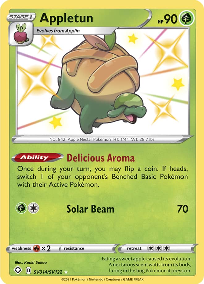 Appletun - Shining Fates: Shiny Vault SV014/SV122 - Shiny Holo Rare