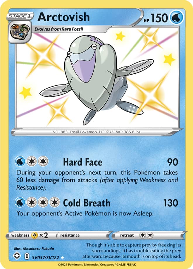 Arctovish - Shining Fates: Shiny Vault SV037/SV122 - Shiny Holo Rare
