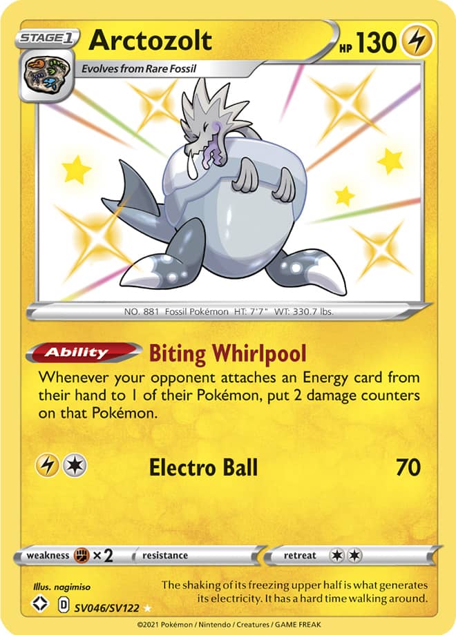 Arctozolt - Shining Fates: Shiny Vault SV046/SV122 - Shiny Holo Rare