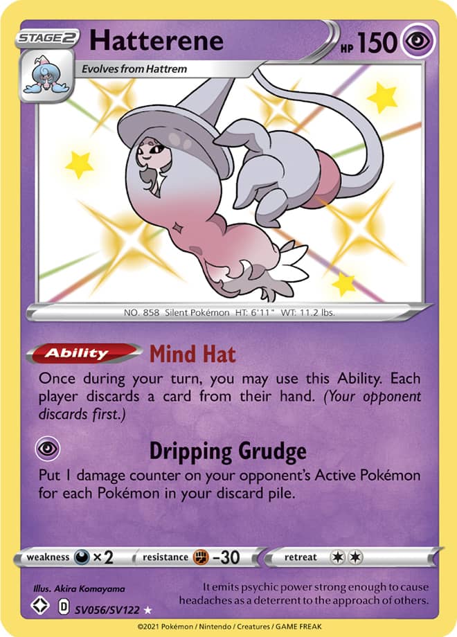 Hatterene - Shining Fates: Shiny Vault SV056/SV122 - Shiny Holo Rare