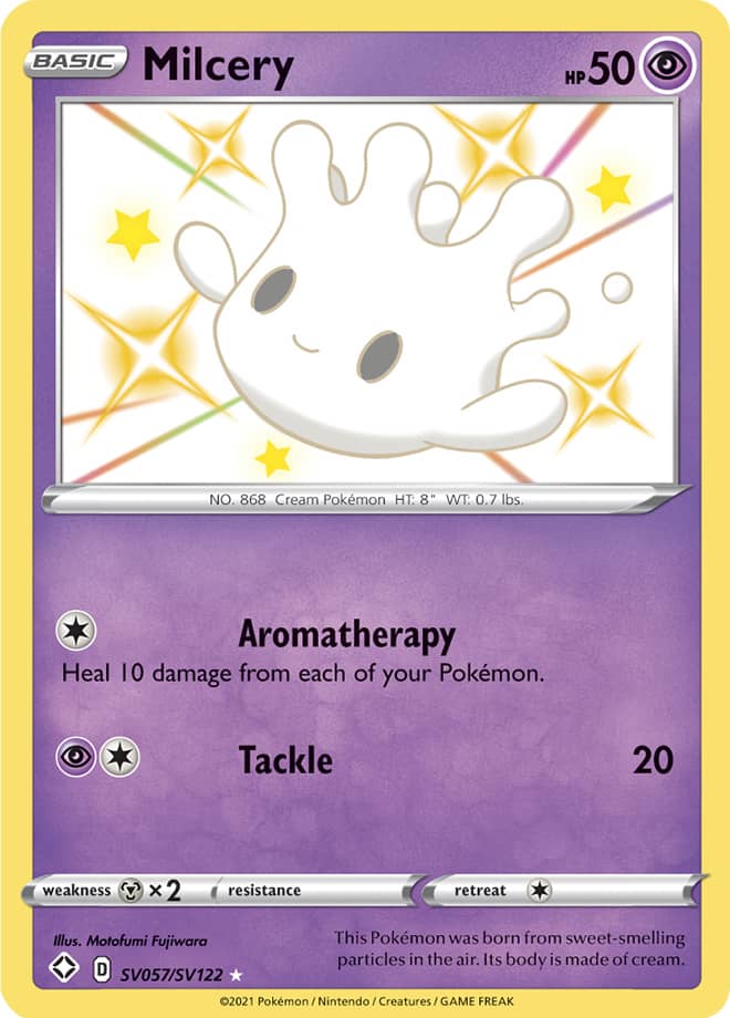 Milcery - Shining Fates: Shiny Vault SV057/SV122 - Shiny Holo Rare