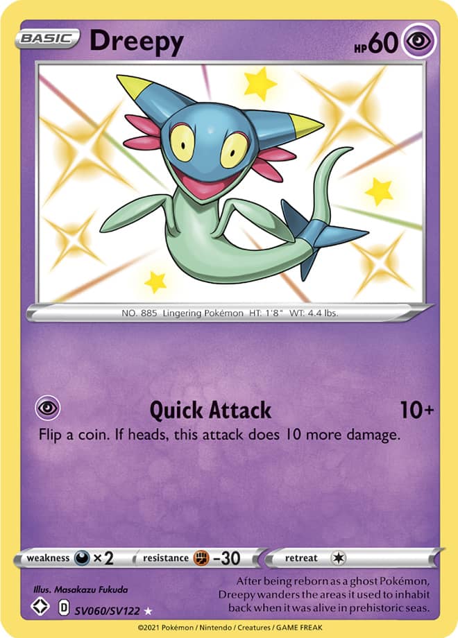 Dreepy - Shining Fates: Shiny Vault SV060/SV122 - Shiny Holo Rare