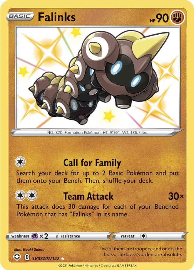 Falinks - Shining Fates: Shiny Vault SV074/SV122 - Shiny Holo Rare