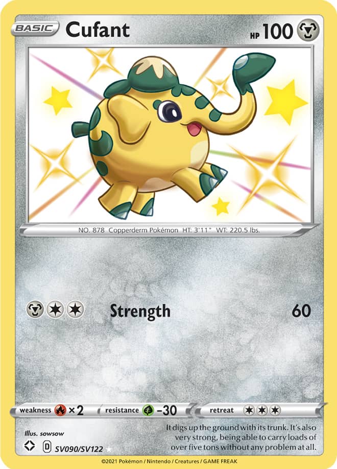 Cufant - Shining Fates: Shiny Vault SV090/SV122 - Shiny Holo Rare