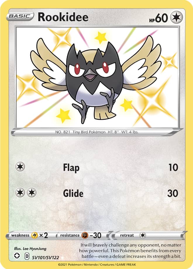 Rookidee - Shining Fates: Shiny Vault SV101/SV122 - Shiny Holo Rare