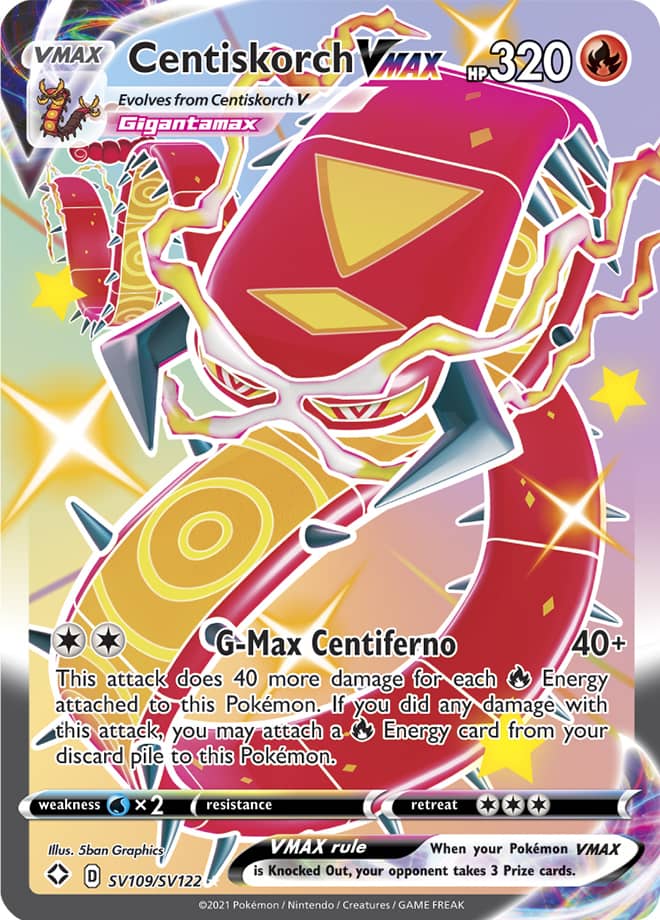 Centiskorch VMAX - Shining Fates: Shiny Vault SV109/SV122 - Shiny Ultra Rare