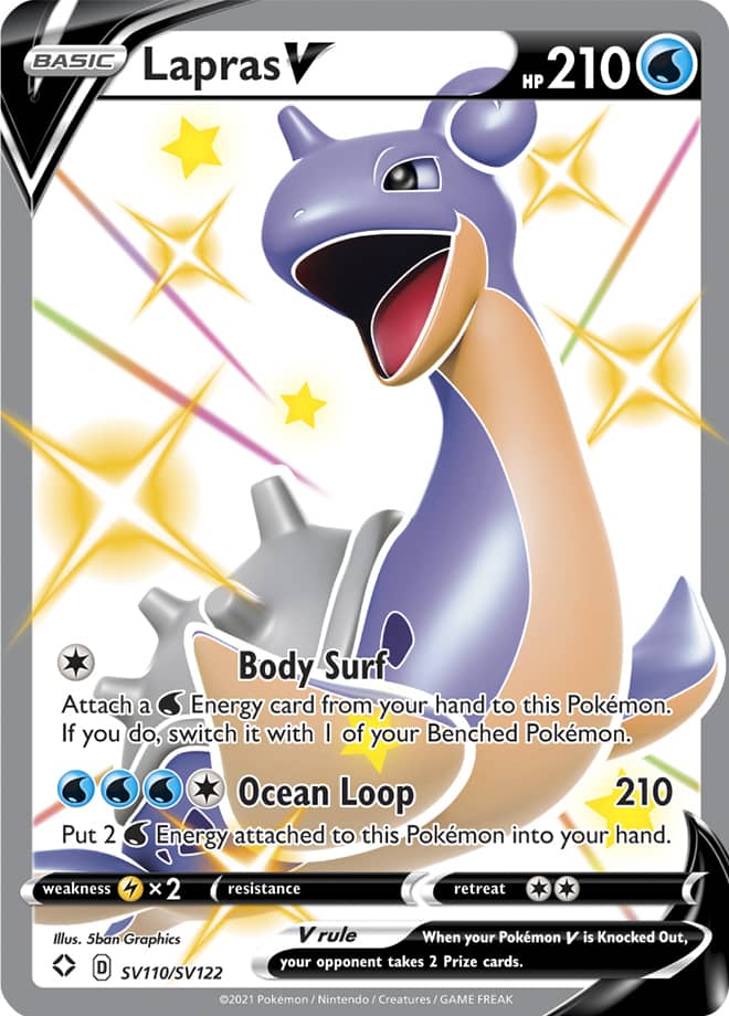 Lapras V - Shining Fates: Shiny Vault SV110/SV122 - Shiny Ultra Rare
