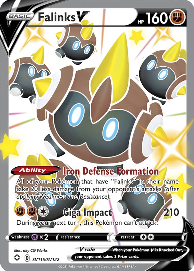 Falinks V - Shining Fates: Shiny Vault SV115/SV122 - Shiny Ultra Rare