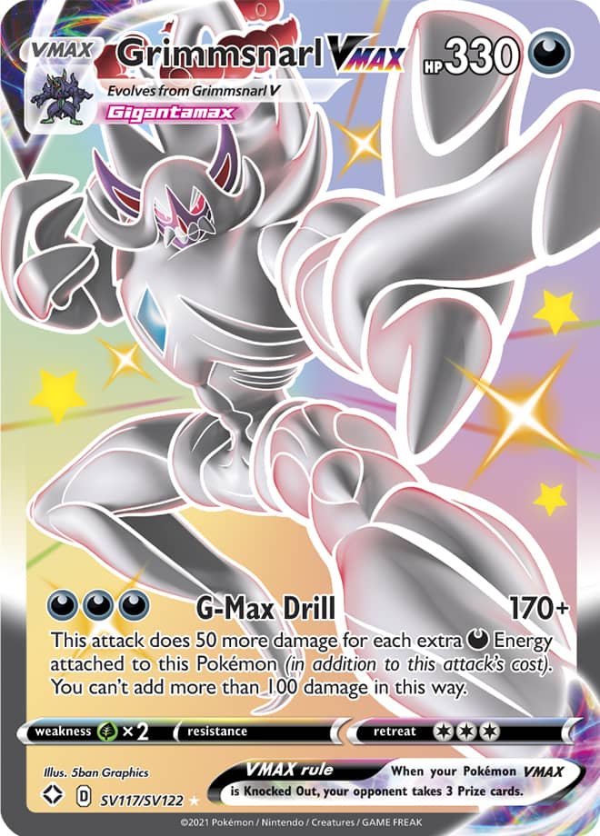 Grimmsnarl VMAX - Shining Fates: Shiny Vault SV117/SV122 - Shiny Ultra Rare