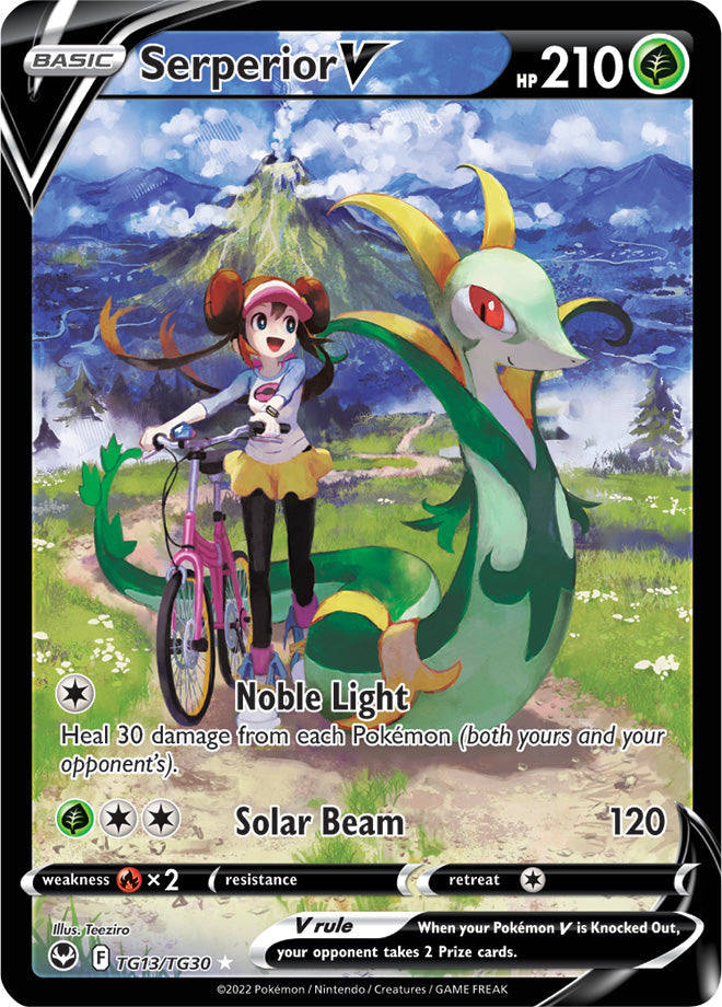Serperior V - Silver Tempest TG13/TG30 - Trainer Gallery Ultra Rare